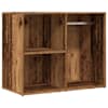vidaXL riietekapp Old Wood 80x40x65 cm Engineered Wood