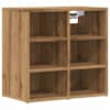 vidaXL Kingakapp Artisan Oak 52x30x50 cm