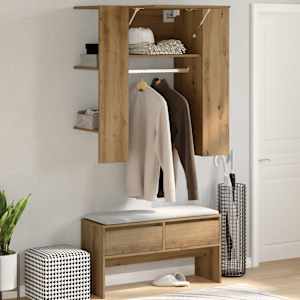 Omarica za predsobo artisan hrast 97,5x37x99 cm inženirski les