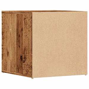 Úložný box se zásuvkou starého dřeva 40,5x40x40 cm kompozit - obrázek 6