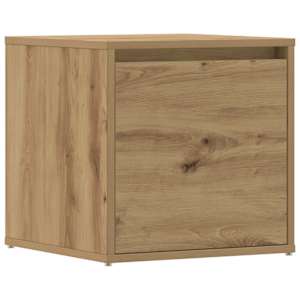 Úložný box se zásuvkou dub artisan 40,5x40x40 cm kompozit - obrázek 2
