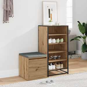 Predalnik artisan hrast 40,5x40x40 cm inženirski les