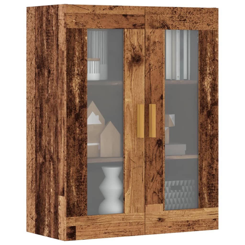 vidaXL Hängeschrank Altholz-Optik 69,5x34x90 cm