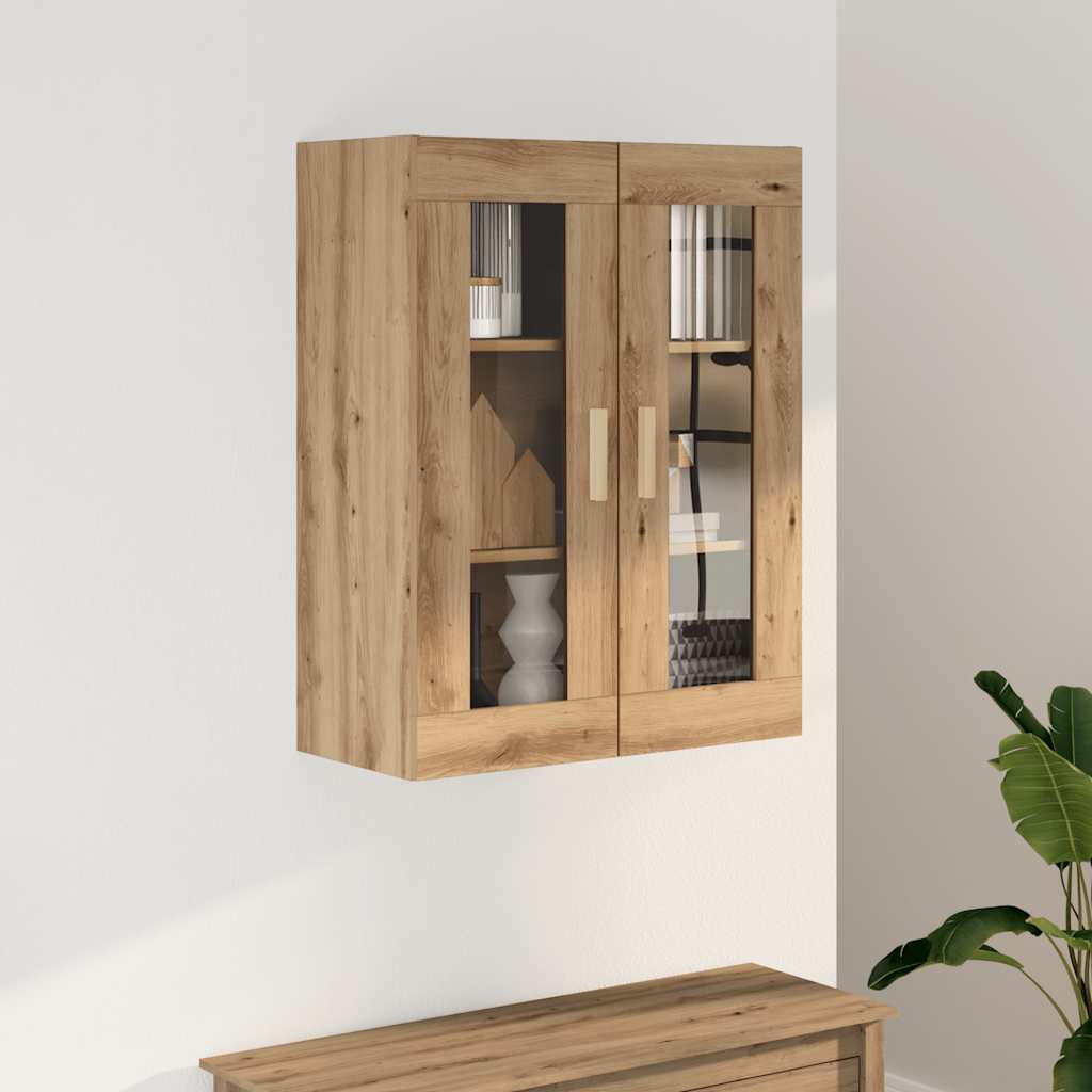 vidaXL Hängeschrank Artisan-Eiche 69,5x34x90 cm