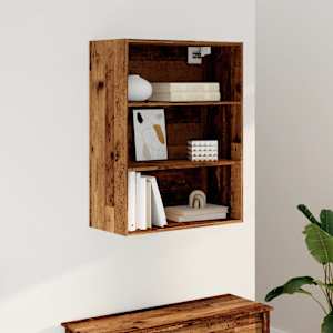 Závěsná nástěnná skříňka old wood 69,5 x 32,5 x 90 cm - obrázek 3