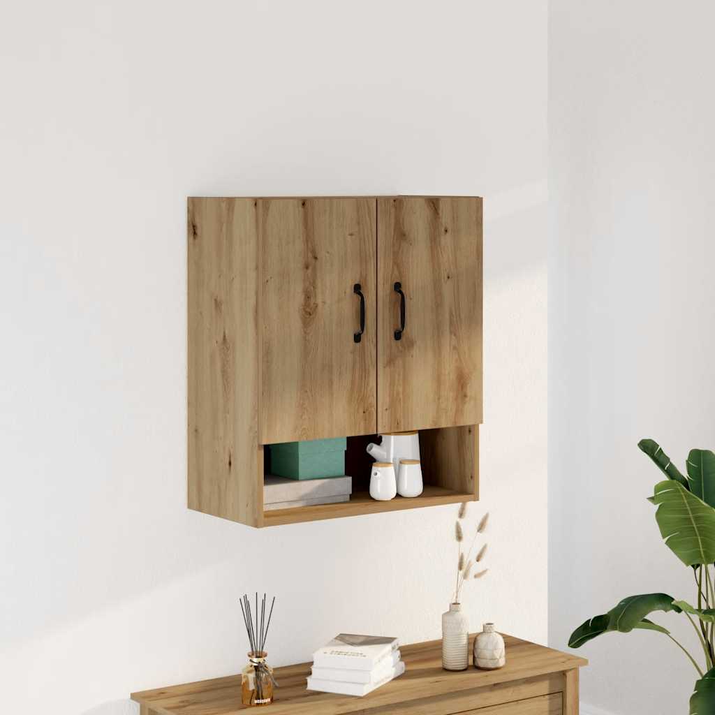 vidaXL Dulap de perete, Stejar artizanal, 60x31x70 cm, lemn compozit