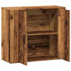 Příborník old wood 80x33x70 cm kompozitní dřevo - obrázek 5