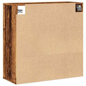 Nástěnná skříňka old wood 80 x 33 x 80 cm kompozitní dřevo - obrázek 6