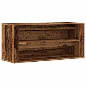 Botník old wood 100 x 35 x 45 cm kompozitní dřevo - obrázek 2