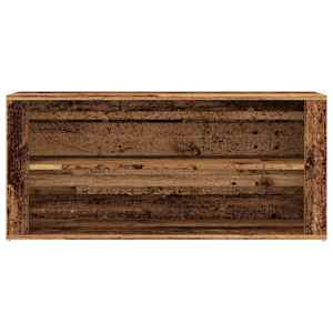 Botník old wood 100 x 35 x 45 cm kompozitní dřevo - obrázek 4