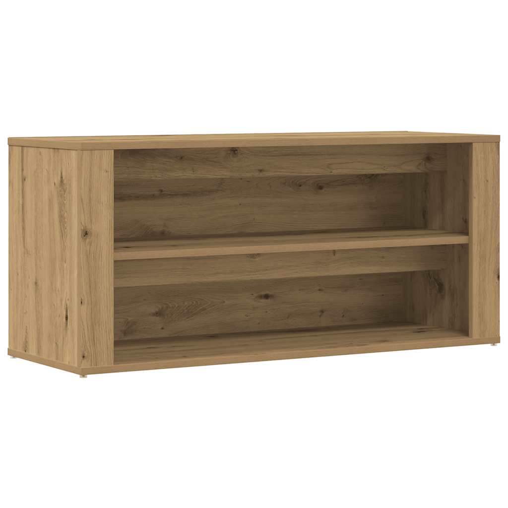 vidaXL Botník dub artisan 100 x 35 x 45 cm kompozitní dřevo