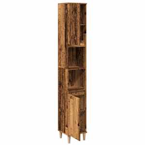 Koupelnová skříňka old wood 30 x 30 x 190 cm kompozitní dřevo - obrázek 5