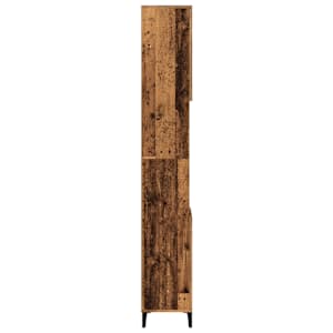 Koupelnová skříňka old wood 30 x 30 x 190 cm kompozitní dřevo - obrázek 6