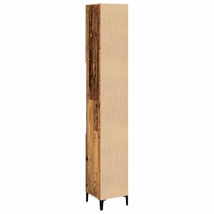 Koupelnová skříňka old wood 30 x 30 x 190 cm kompozitní dřevo - obrázek 7