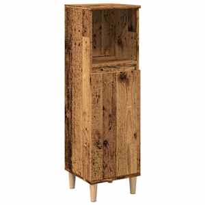 Koupelnová skříňka old wood 30 x 30 x 100 cm kompozitní dřevo - obrázek 2
