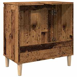 Skříňka pod umyvadlo old wood 58 x 33 x 60 cm kompozitní dřevo - obrázek 7