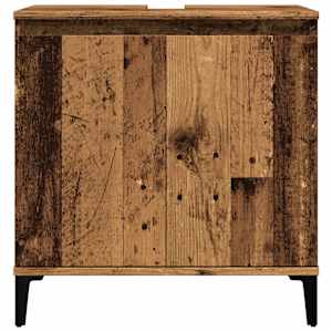 Skříňka pod umyvadlo old wood 58 x 33 x 60 cm kompozitní dřevo - obrázek 4