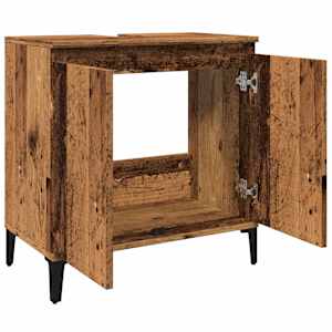 Skříňka pod umyvadlo old wood 58 x 33 x 60 cm kompozitní dřevo - obrázek 5