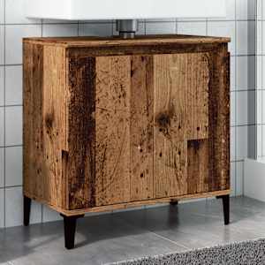 Skříňka pod umyvadlo old wood 58 x 33 x 60 cm kompozitní dřevo