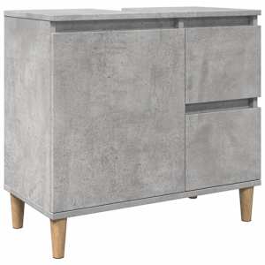 vidaXL valamukapp Betoonhall 65x33x60 cm Engineered Wood