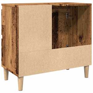 Skříňka pod umyvadlo old wood 65 x 33 x 60 cm kompozitní dřevo - obrázek 7