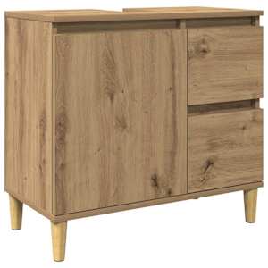 vidaXL valamukapp Artisan Oak 65x33x60 cm Engineered Wood