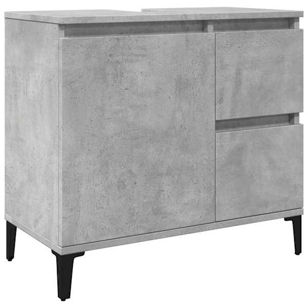 vidaXL valamukapp Betoonhall 65x33x60 cm Engineered Wood