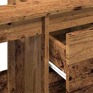 Skříňka pod umyvadlo old wood 65 x 33 x 60 cm kompozitní dřevo - obrázek 9