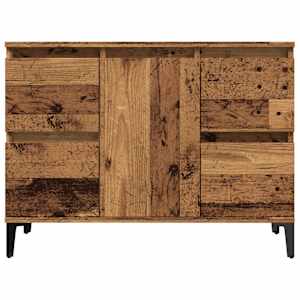 Skříňka pod umyvadlo old wood 80 x 33 x 60 cm kompozitní dřevo - obrázek 4