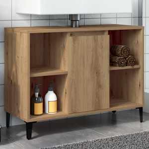 Omarica za umivalnik artisan hrast 80x33x60 cm inženirski les