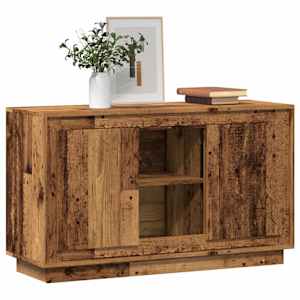 Příborník old wood 102 x 35 x 60 cm kompozitní dřevo - obrázek 3