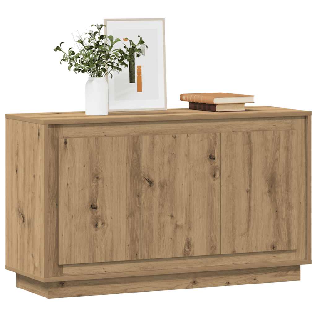 Thumbnail - vidaXL Sideboard Artisan-Eiche 102x35x55 cm Holzwerkstoff