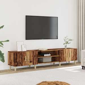 TV skříňka old wood 180 x 31,5 x 40 cm kompozitní dřevo - obrázek 1