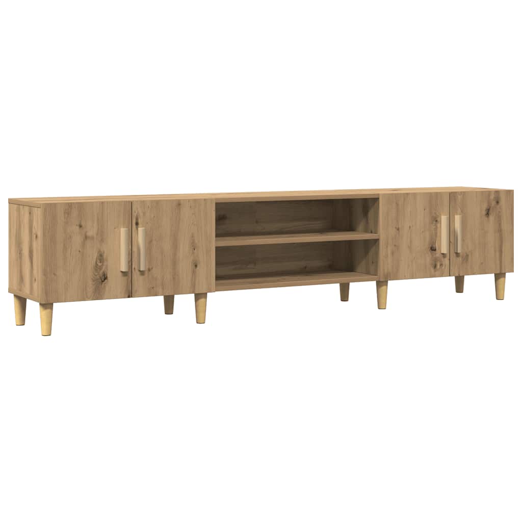 vidaXL TV skříňka dub artisan 180x31,5x40 cm kompozitní dřevo