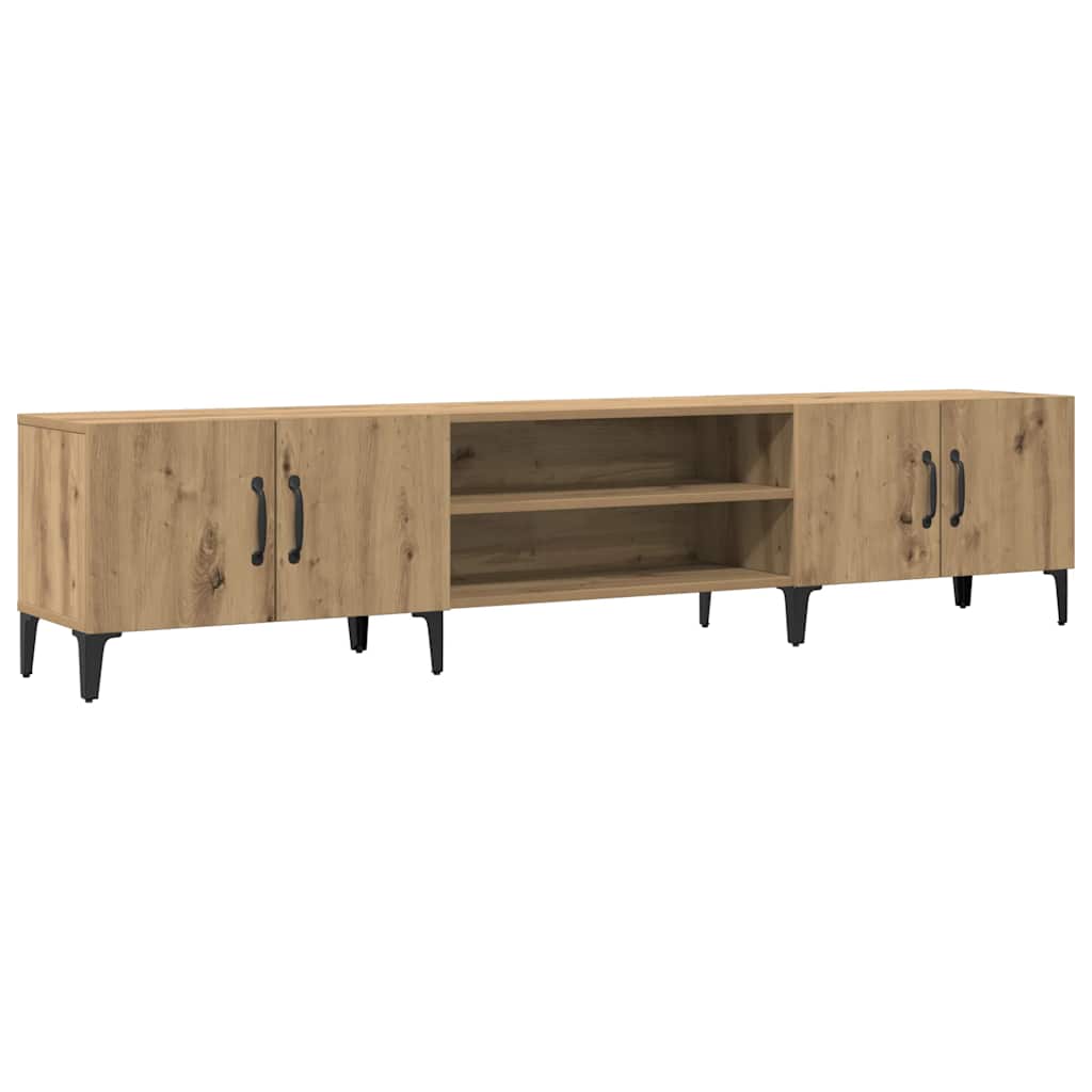 vidaXL TV skříňka dub artisan 180x31,5x40 cm kompozitní dřevo