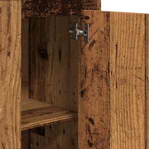 Skříň highboard old wood 36 x 35,5 x 103,5 kompozitní dřevo - obrázek 9