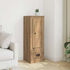 Skříň highboard dub artisan 36 x 35,5 x 103,5 kompozitní dřevo - obrázek 1