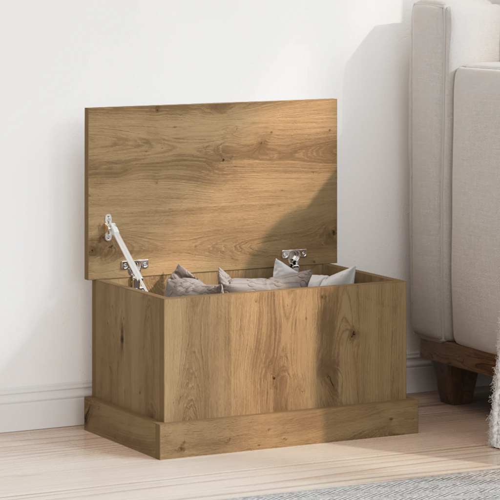 vidaXL Truhe Artisan-Eiche 30x50x28 cm Holzwerkstoff