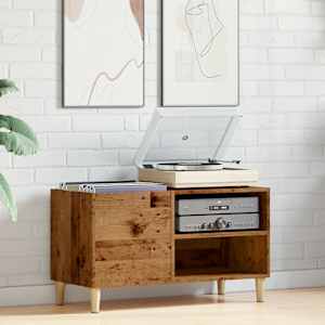 Skříňka na LP desky old wood 84,5 x 38 x 48 cm kompozitní dřevo - obrázek 3