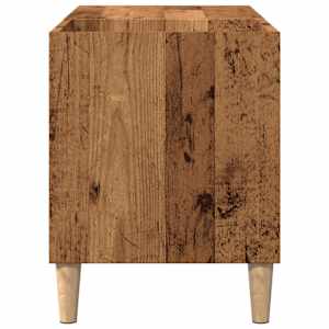 Skříňka na LP desky old wood 84,5 x 38 x 48 cm kompozitní dřevo - obrázek 5