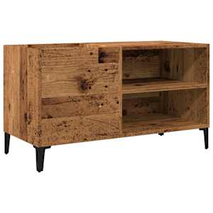 Skříňka na LP desky old wood 84,5 x 38 x 48 cm kompozitní dřevo - obrázek 2
