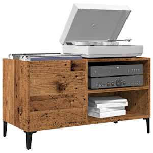 Omarica za gramofonske plošče starinski les 84,5x38x48 cm