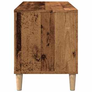 Skříňka na LP desky old wood 100 x 38 x 48 cm kompozitní dřevo - obrázek 5