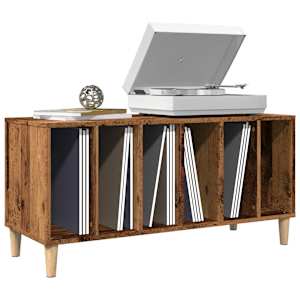 Skříňka na LP desky old wood 100 x 38 x 48 cm kompozitní dřevo - obrázek 1