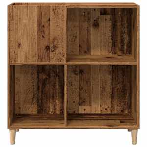 Skříňka na LP desky old wood 84,5 x 38 x 89 cm kompozitní dřevo - obrázek 4
