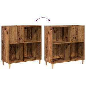 Skříňka na LP desky old wood 84,5 x 38 x 89 cm kompozitní dřevo - obrázek 7