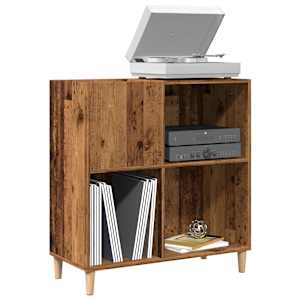 Skříňka na LP desky old wood 84,5 x 38 x 89 cm kompozitní dřevo - obrázek 1