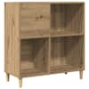 vidaXL plaadikapp Artisan tamm 84,5x38x89 cm ehituspuit