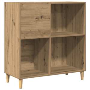 Skříňka na LP desky dub artisan 84,5x38x89 cm kompozitní dřevo - obrázek 2