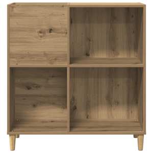 Skříňka na LP desky dub artisan 84,5x38x89 cm kompozitní dřevo - obrázek 4